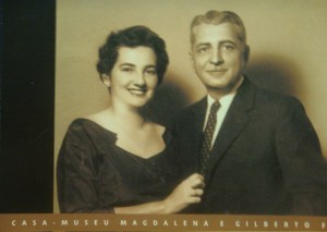 Postal da Casa-Museu Magdalena e G. Freire