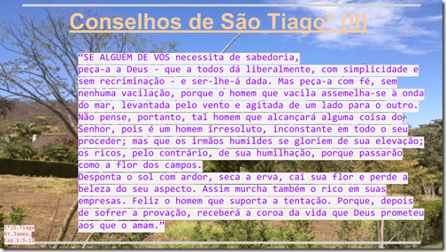 Conselhos de S&atilde;o Tiago (ii)