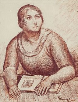 (c)François_Barraud Femme_au_livre